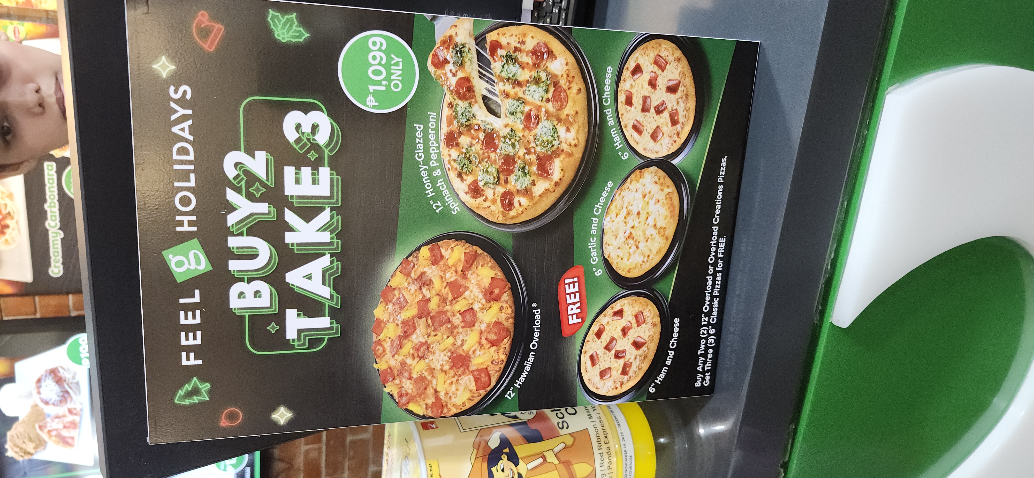 Buy 2 take 3 pizza