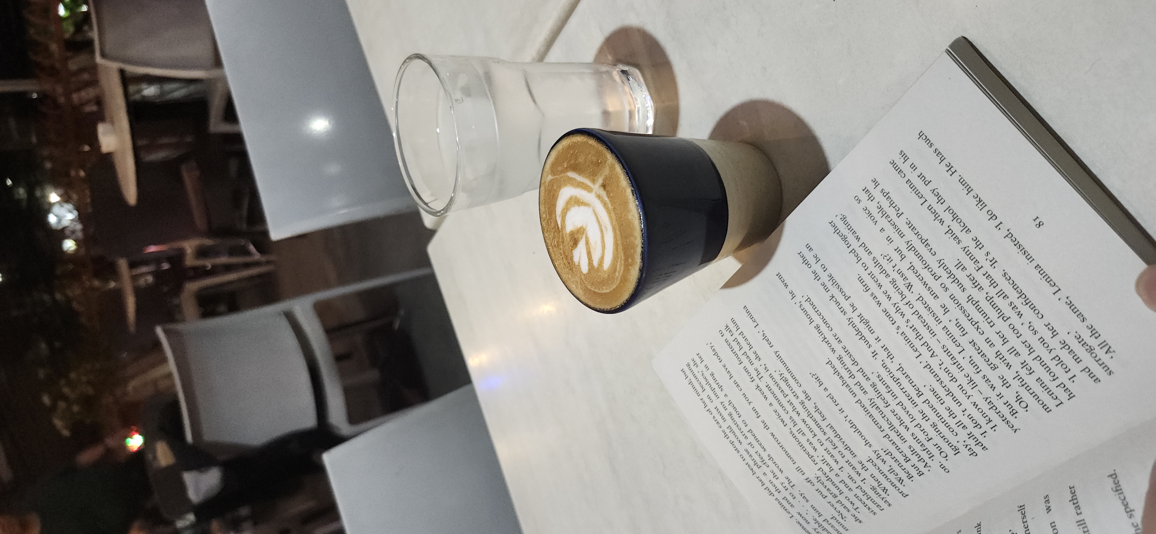 Flat White and Book